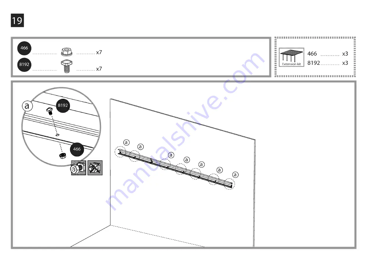 Palram Feria 4x1.8 Extention Module Manual Download Page 45