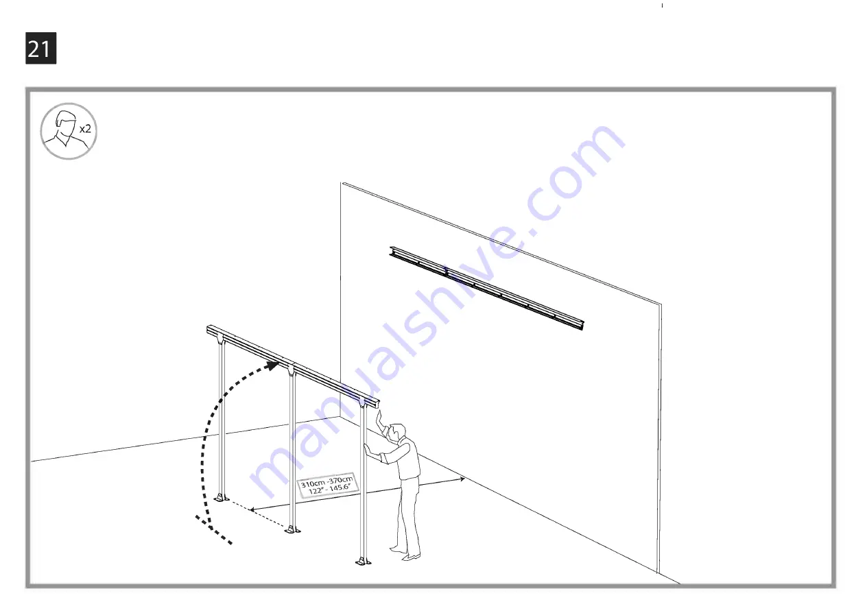 Palram Feria 4x1.8 Extention Module Скачать руководство пользователя страница 47