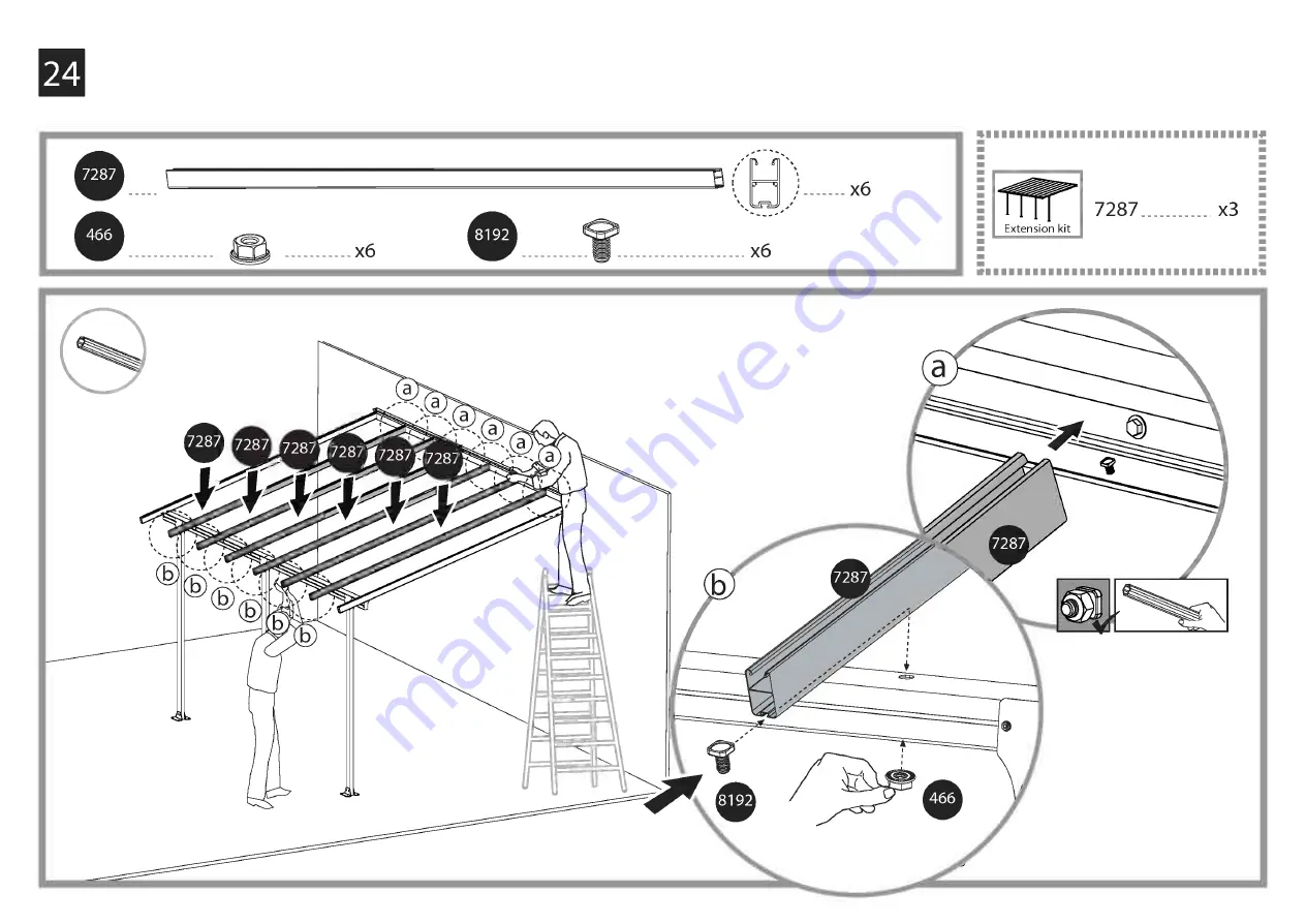 Palram Feria 4x1.8 Extention Module Скачать руководство пользователя страница 50