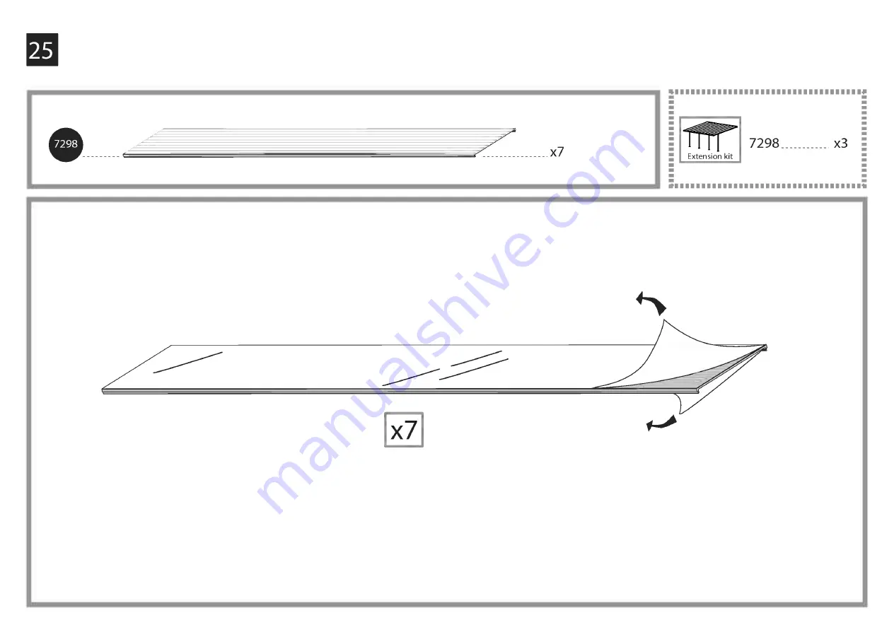 Palram Feria 4x1.8 Extention Module Manual Download Page 51