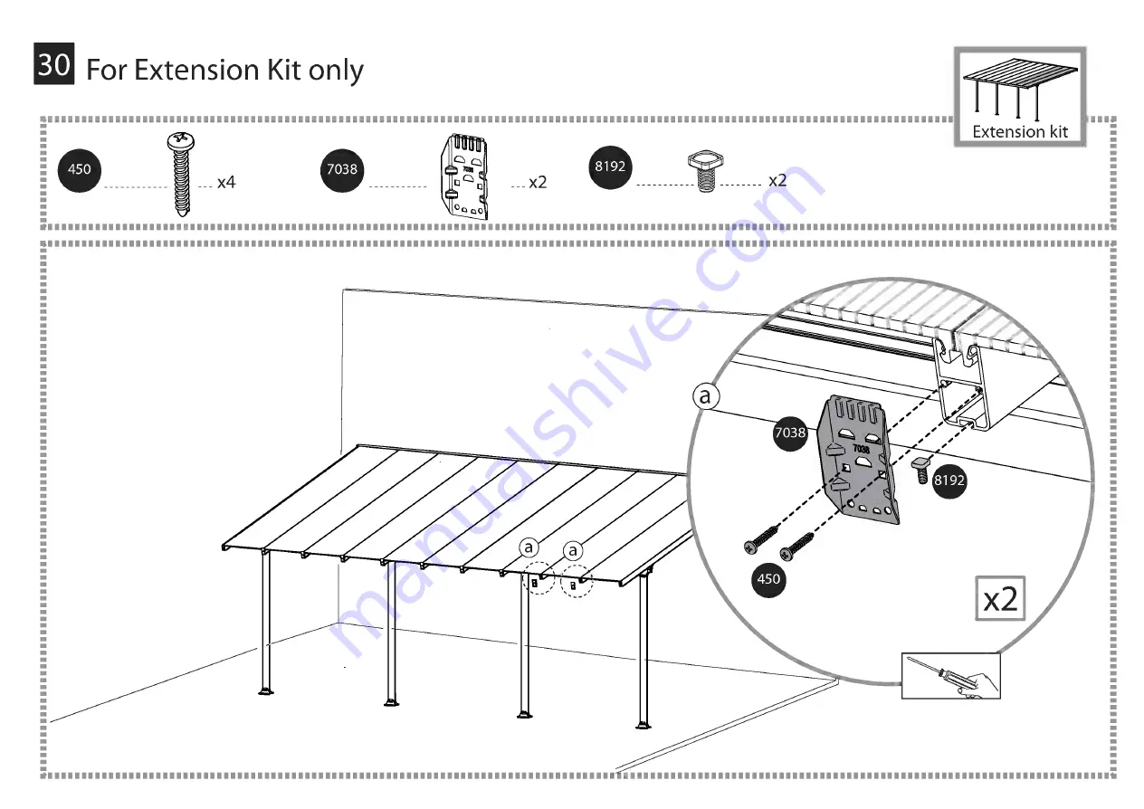 Palram Feria 4x1.8 Extention Module Скачать руководство пользователя страница 56