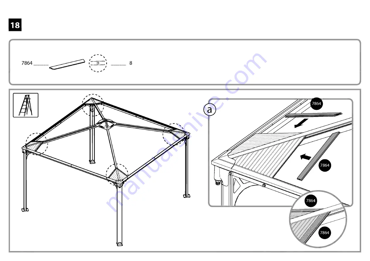 Palram Gazebo 3600 Скачать руководство пользователя страница 47