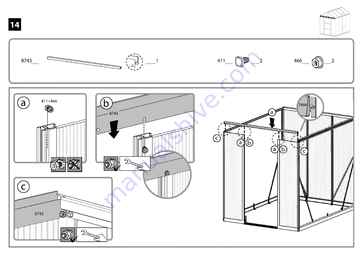 Palram GLORY 6'x8' Manual Download Page 34