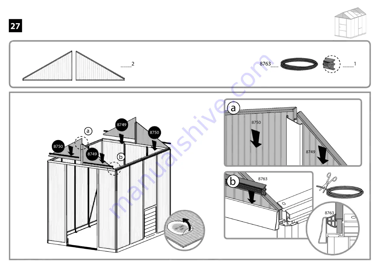 Palram GLORY 6'x8' Manual Download Page 47