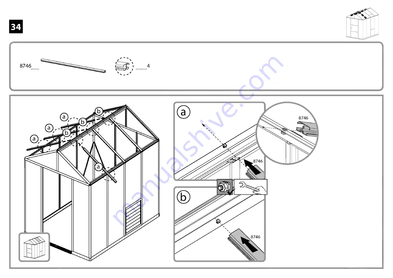 Palram GLORY 6'x8' Скачать руководство пользователя страница 54