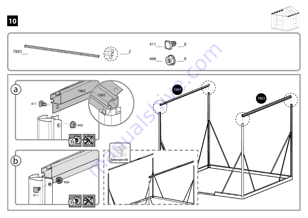 Palram Glory Standard 8'x 8' Скачать руководство пользователя страница 24