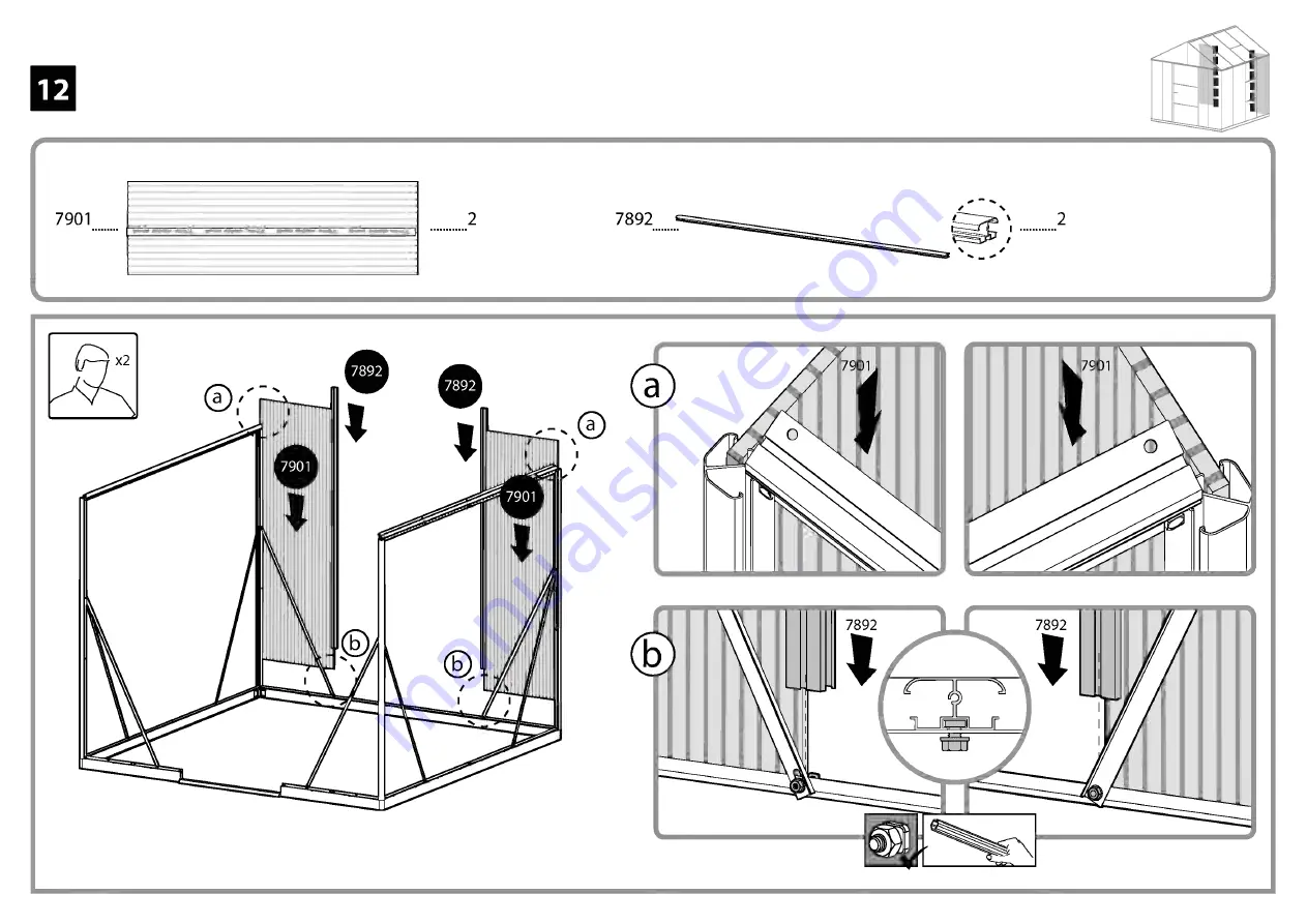 Palram Glory Standard 8'x 8' Скачать руководство пользователя страница 26