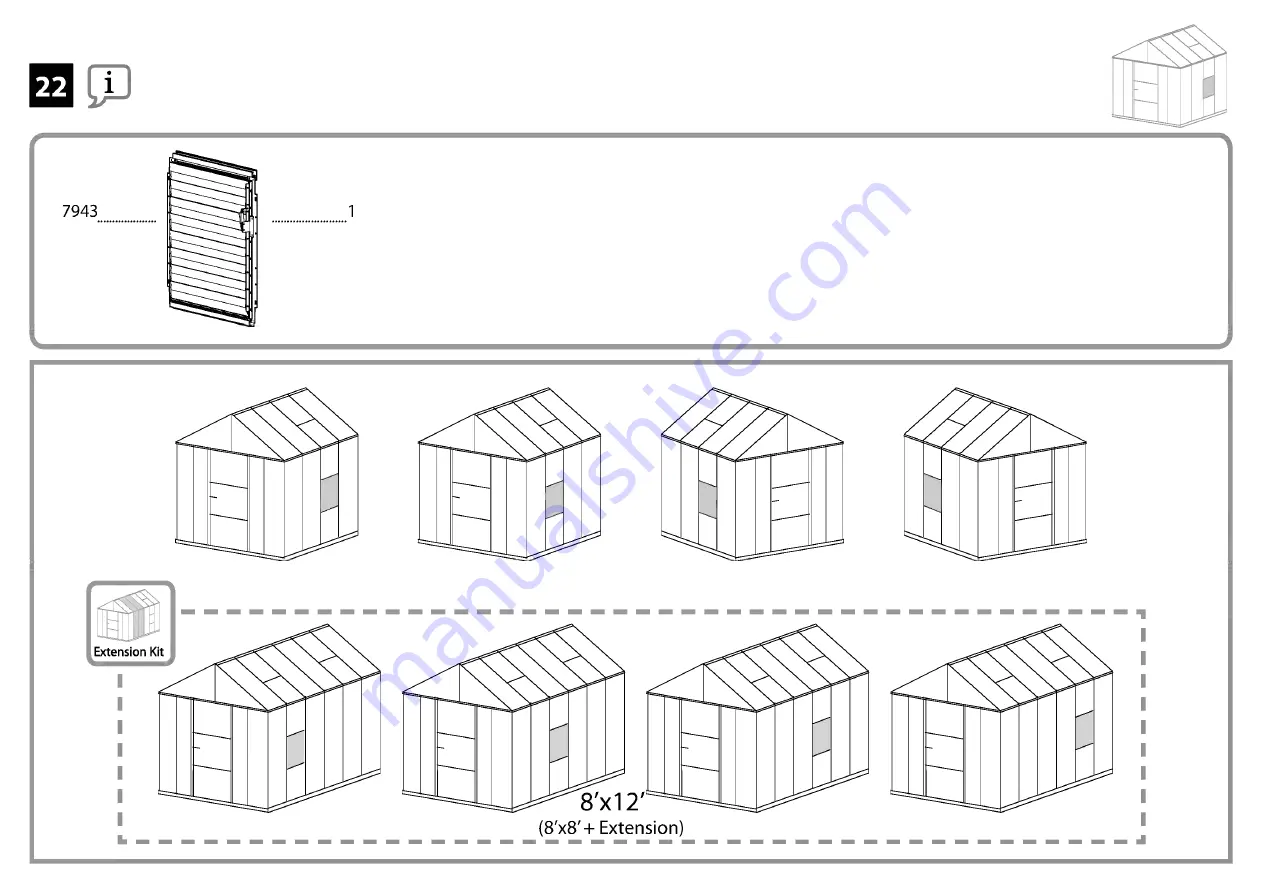 Palram Glory Standard 8'x 8' Скачать руководство пользователя страница 36