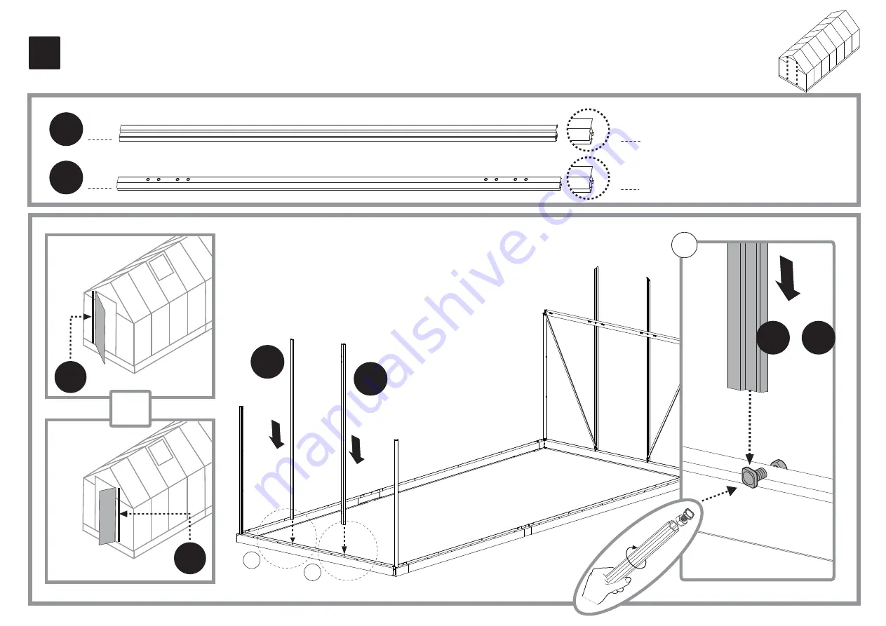 Palram Harmony 6x14 Clear Glazing Скачать руководство пользователя страница 24