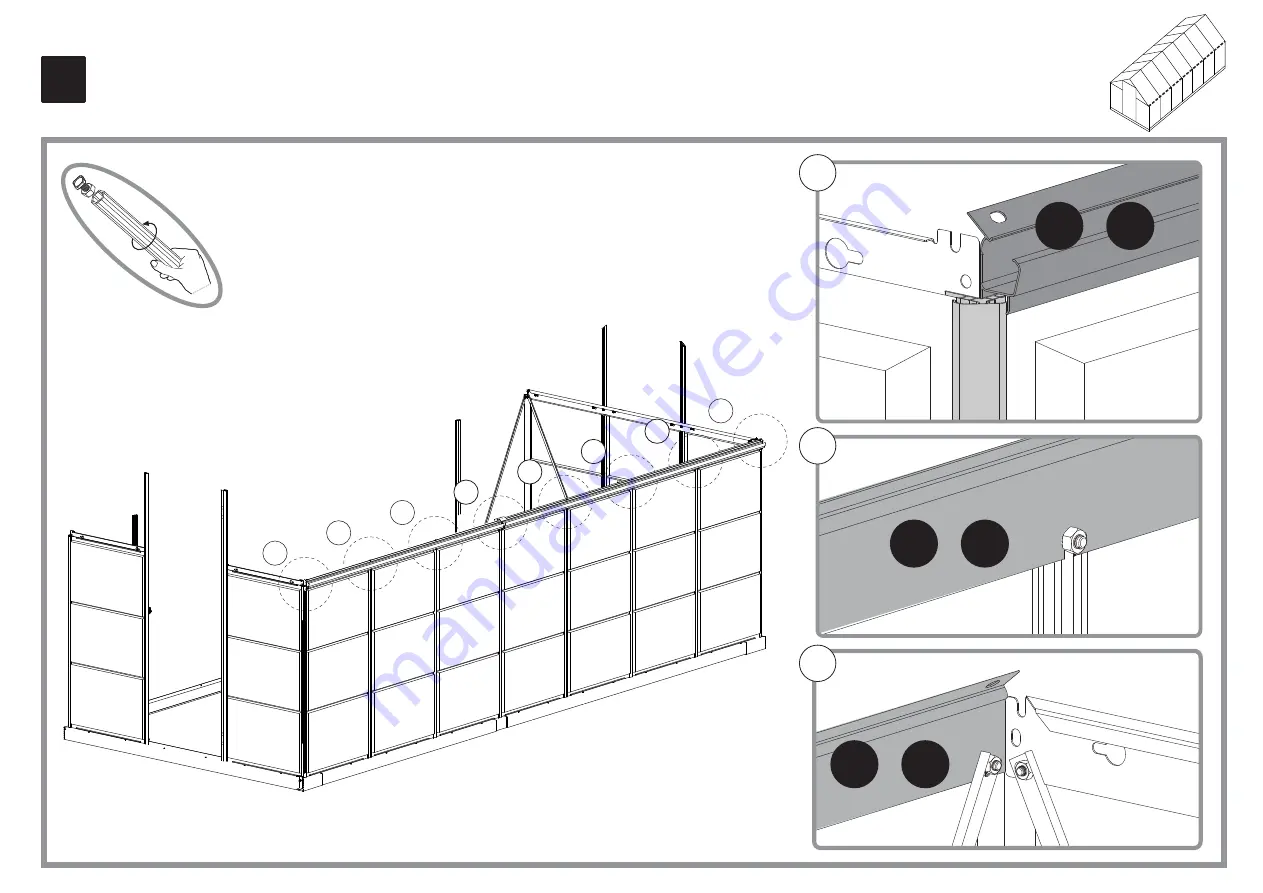 Palram Harmony 6x14 Clear Glazing Скачать руководство пользователя страница 37