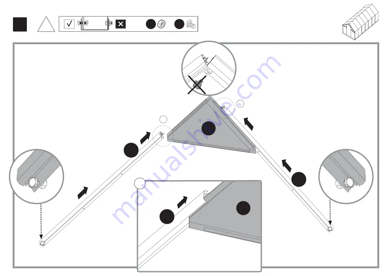 Palram Harmony 6x14 Clear Glazing Скачать руководство пользователя страница 46