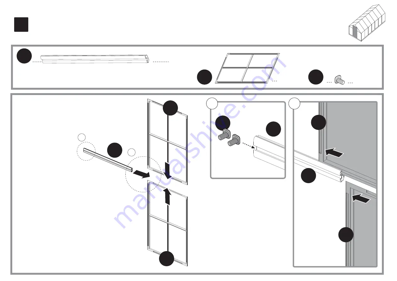 Palram Harmony 6x14 Clear Glazing Скачать руководство пользователя страница 72