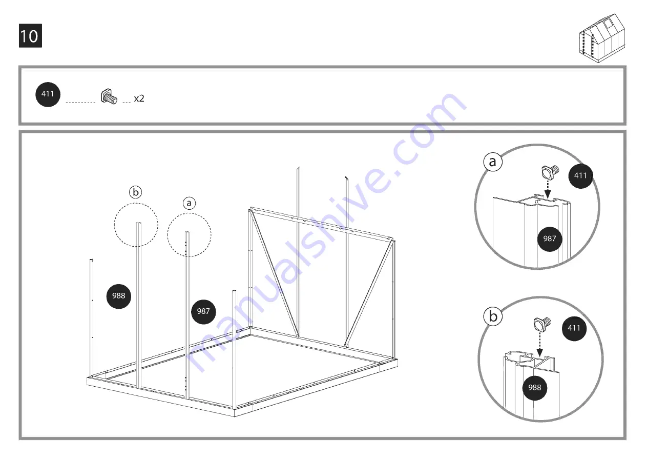 Palram Harmony 6x8 Manual Download Page 55