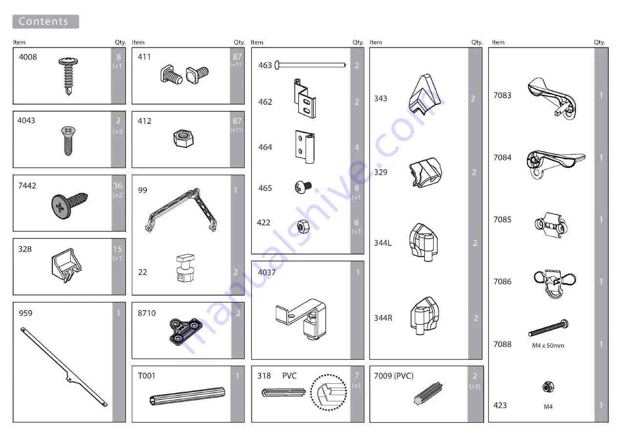 Palram Hybrid 6x4 Manual Download Page 19