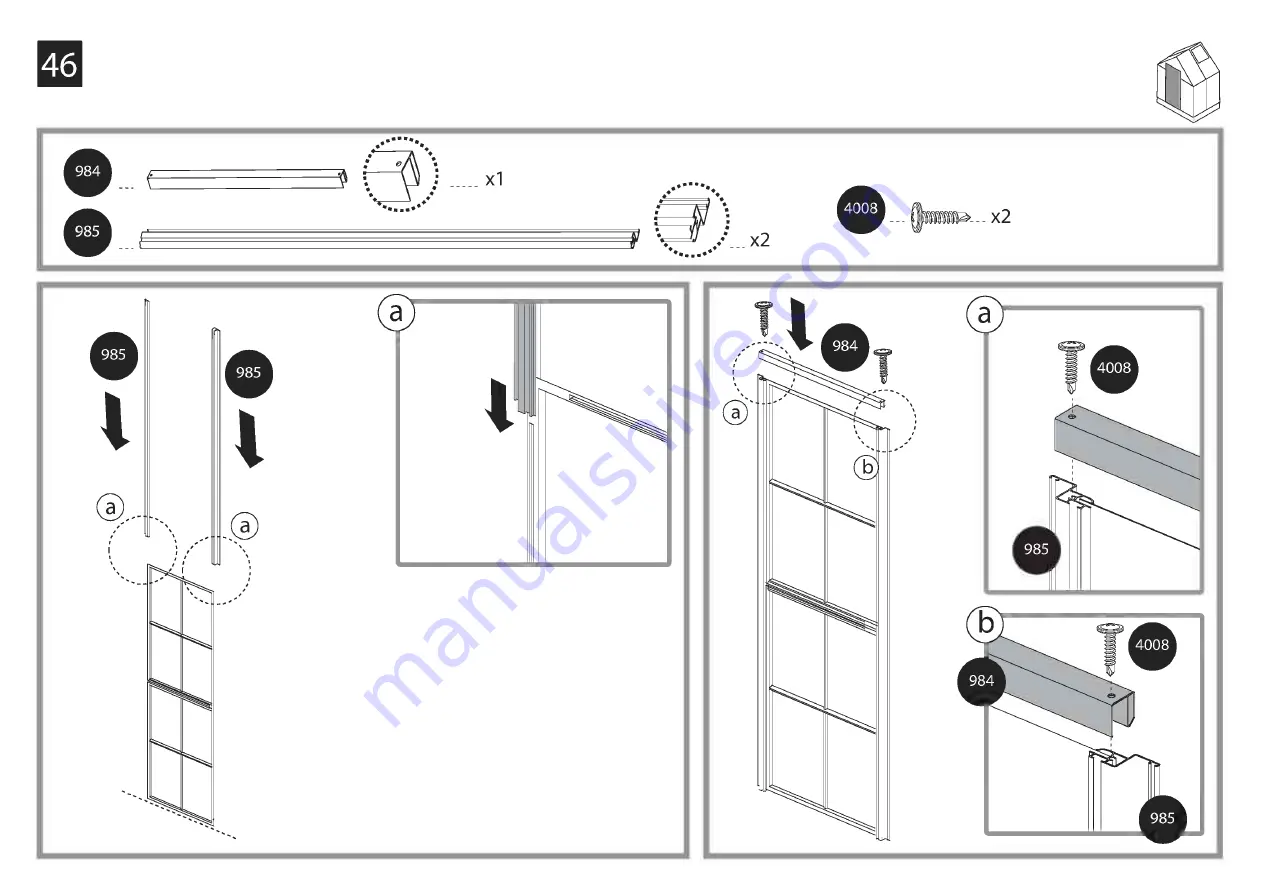 Palram Hybrid 6x4 Manual Download Page 66