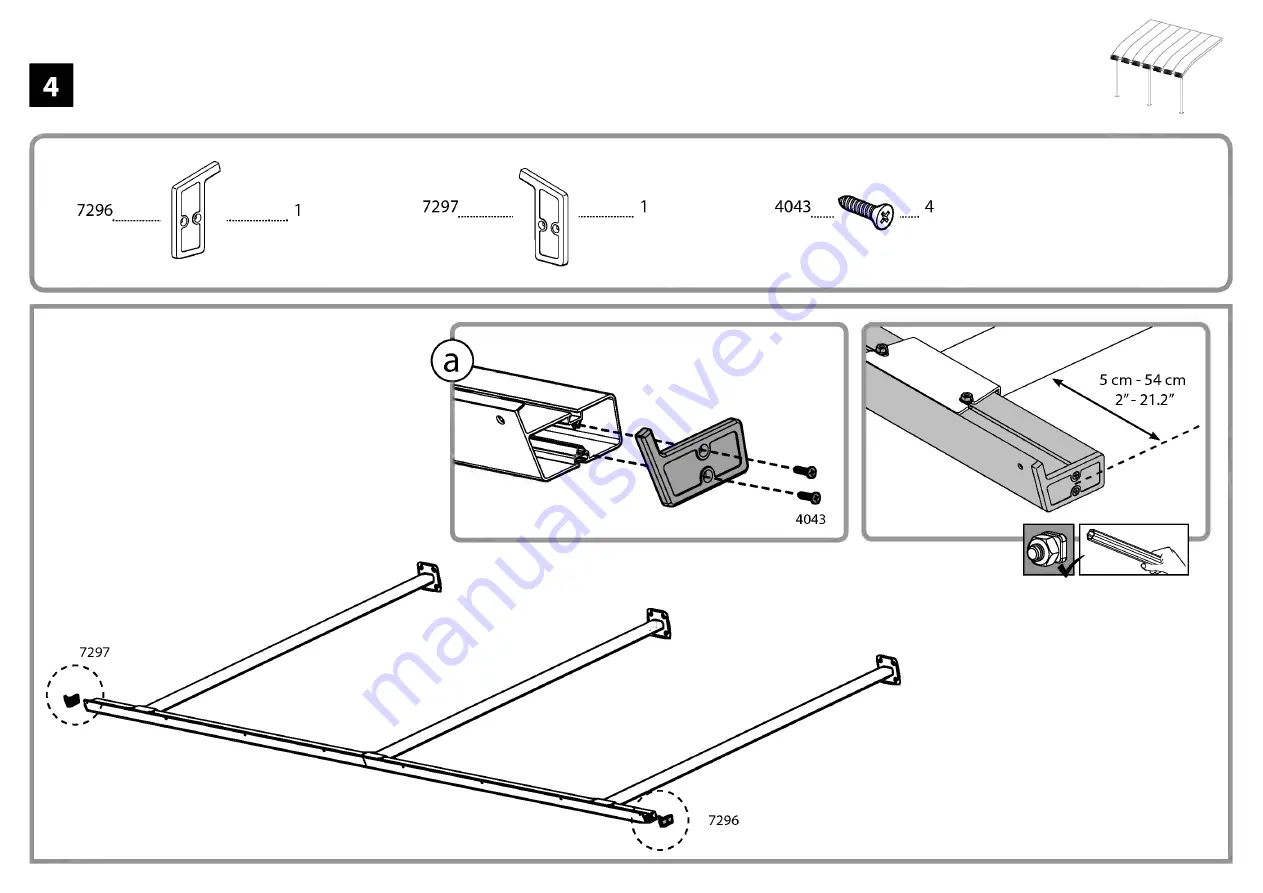 Palram Joya 3x4.25 Скачать руководство пользователя страница 21