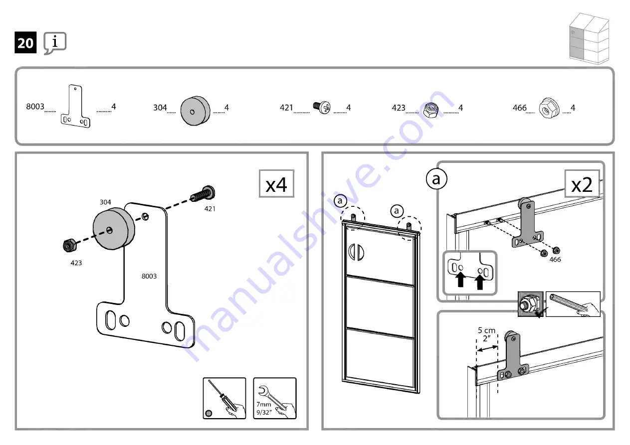 Palram Lean To Grow House 4x2 Скачать руководство пользователя страница 50