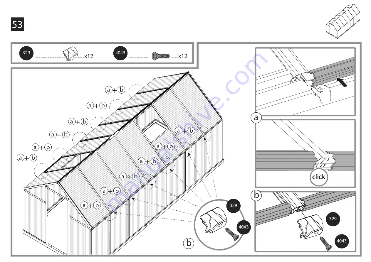 Palram Mythos 6x14-TwinWall Glazing Скачать руководство пользователя страница 68