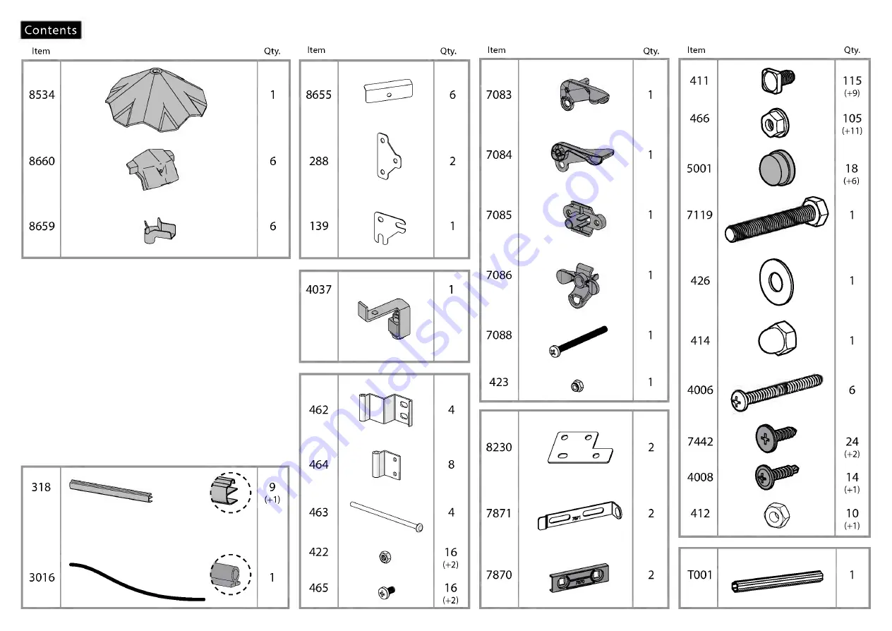 Palram Oasis Hex Greenhouse Manual Download Page 8