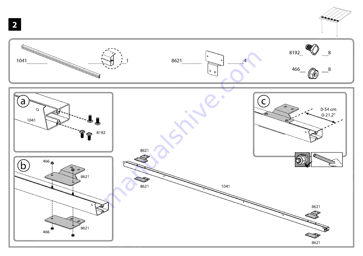 Palram Olympia 3x3.05 Manual Download Page 33