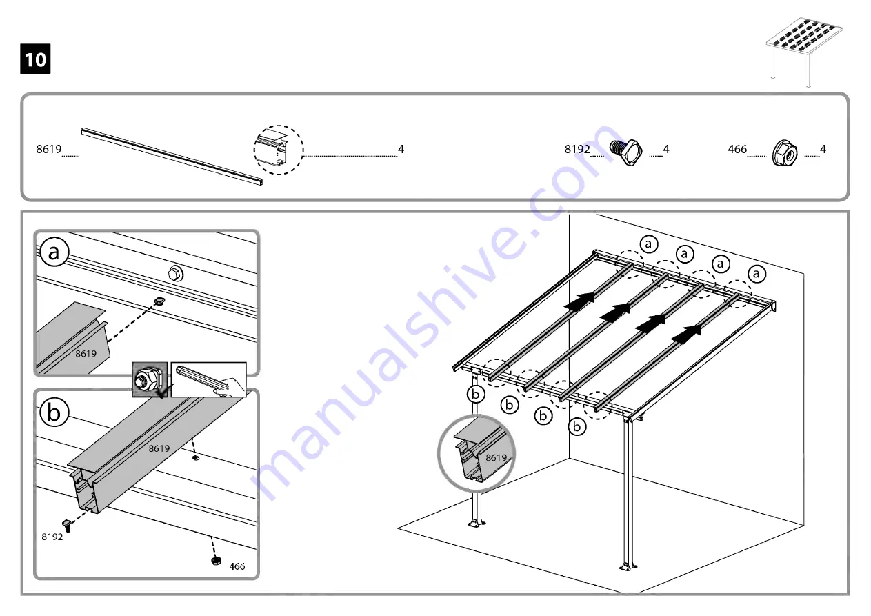 Palram Olympia 3x3.05 Manual Download Page 41