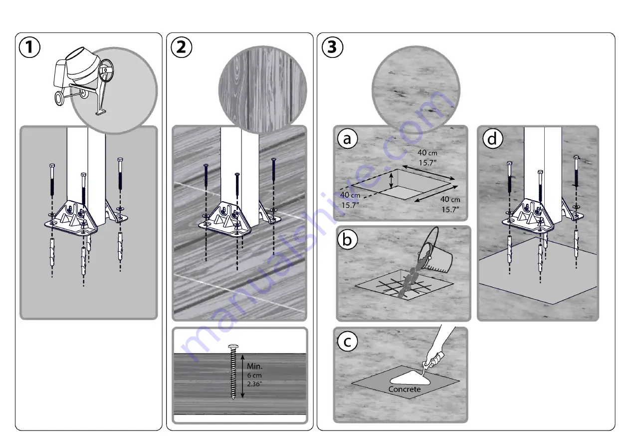 Palram OLYMPIA 3x3.05m/10 Manual Download Page 8