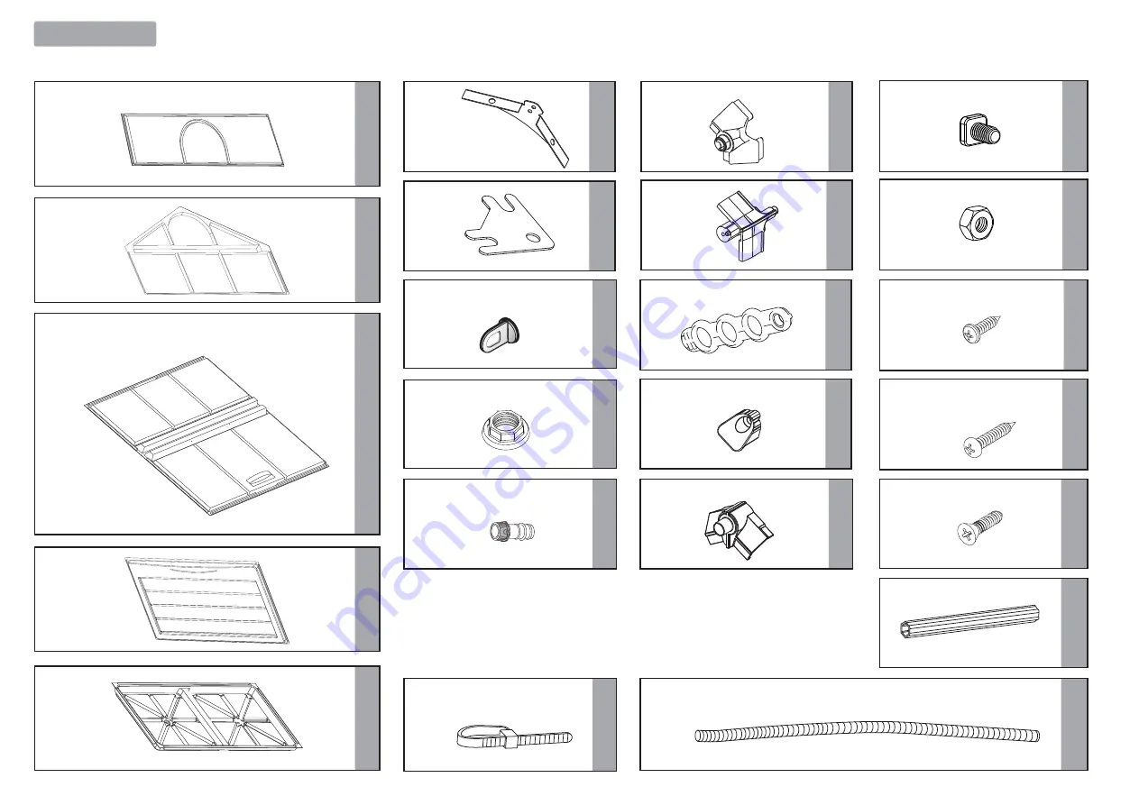 Palram Plant Inn-Clear Glazing Assembly Instructions Manual Download Page 17