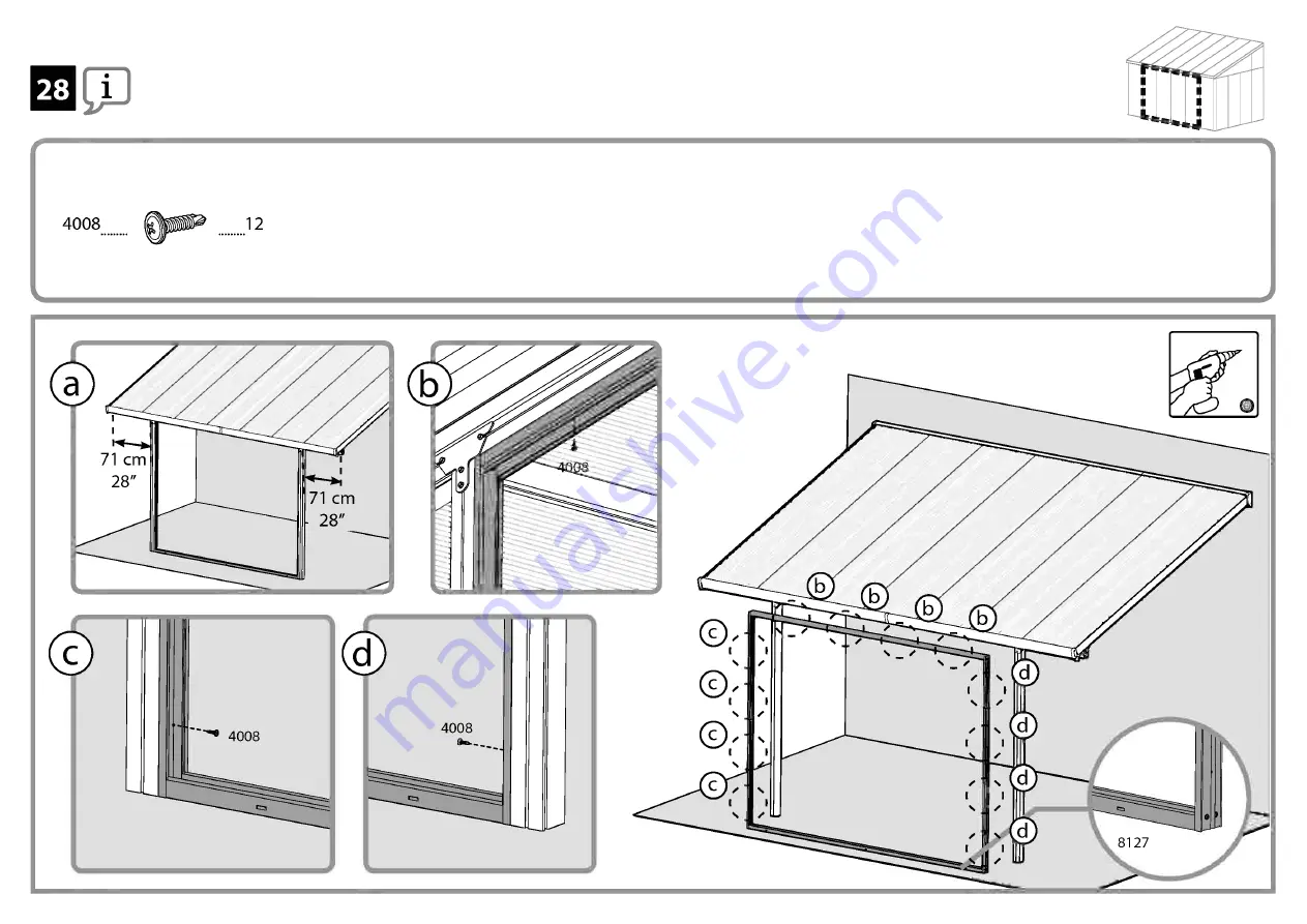 Palram SanRemo 3x4.25 Скачать руководство пользователя страница 71