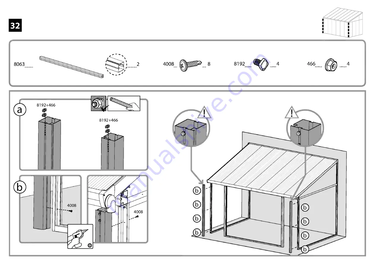 Palram SanRemo 3x4.25 Скачать руководство пользователя страница 75