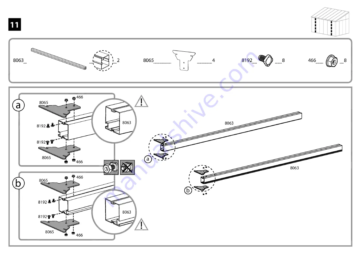 Palram SanRemo 7290108130126 Assembly Instructions Manual Download Page 25