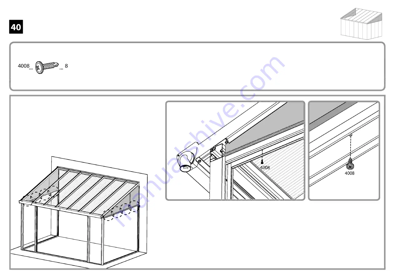 Palram SanRemo 7290108130126 Скачать руководство пользователя страница 54