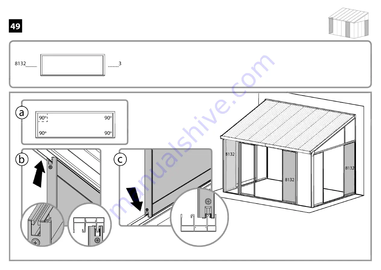 Palram SanRemo 7290108130126 Assembly Instructions Manual Download Page 63