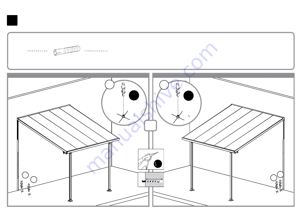 Palram SideWall 3 Assembly Instructions Manual Download Page 12