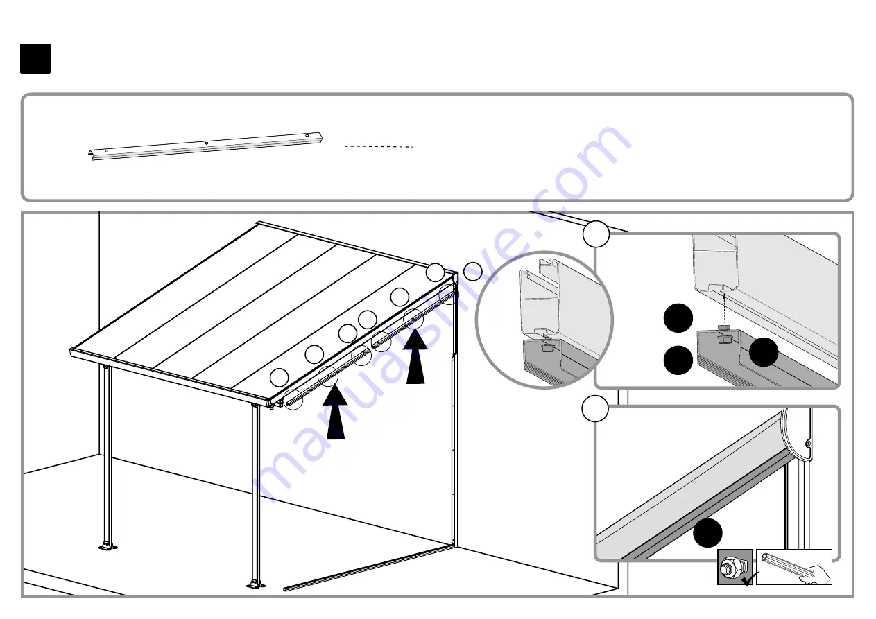 Palram SideWall 3 Assembly Instructions Manual Download Page 18