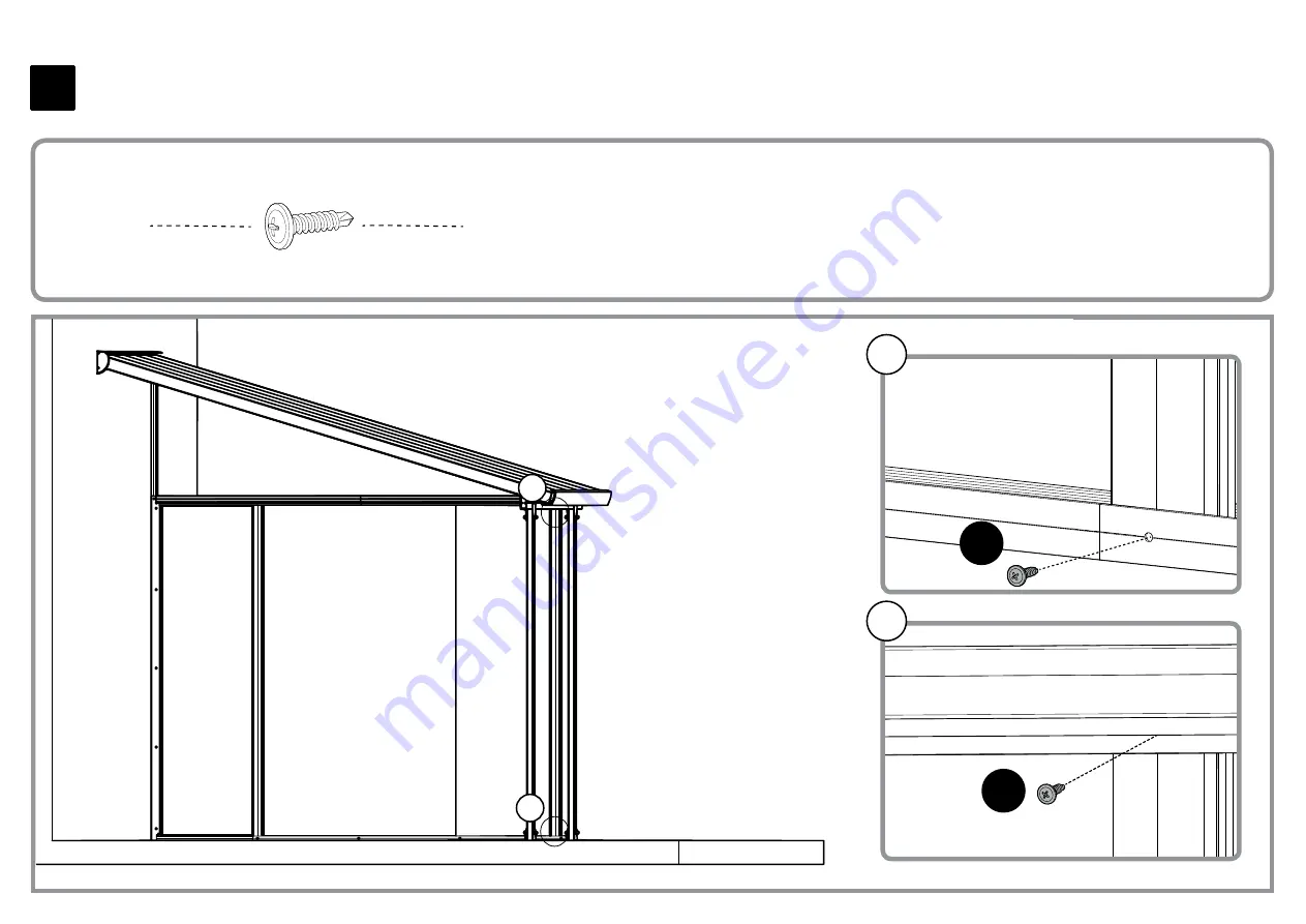 Palram SideWall 3 Assembly Instructions Manual Download Page 31