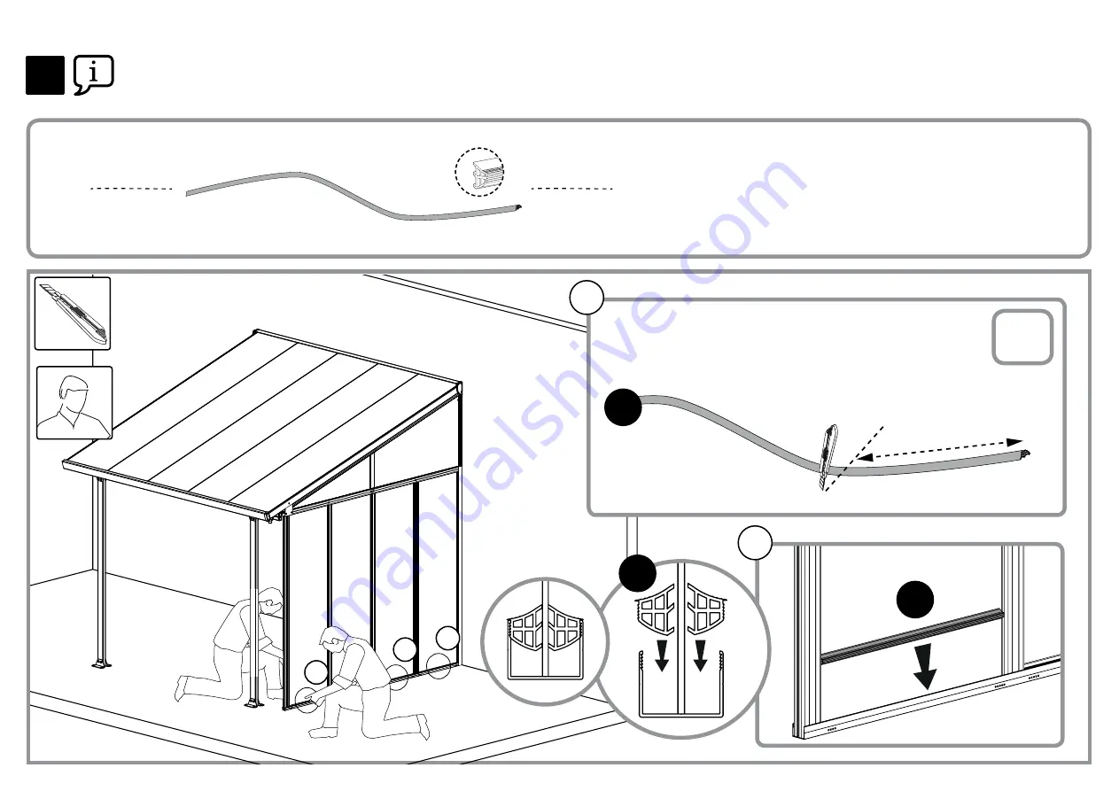 Palram SideWall 3 Assembly Instructions Manual Download Page 48