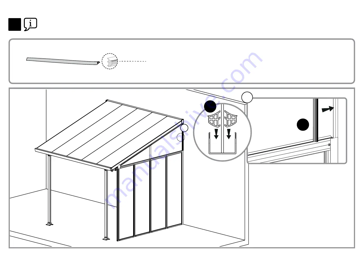 Palram SideWall 3 Assembly Instructions Manual Download Page 52