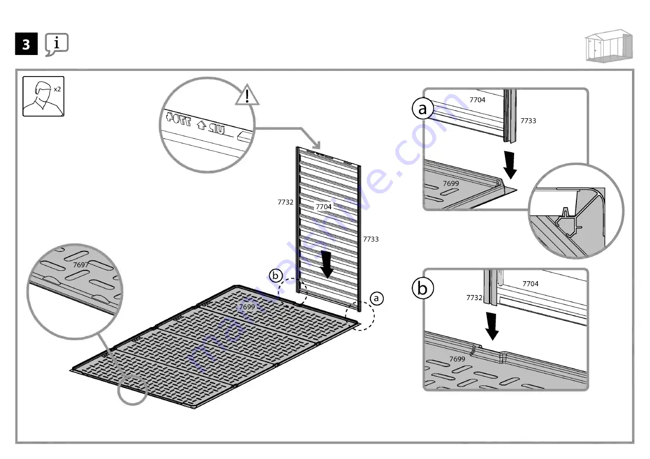 Palram Skylight 6x10 Tan Manual Download Page 32