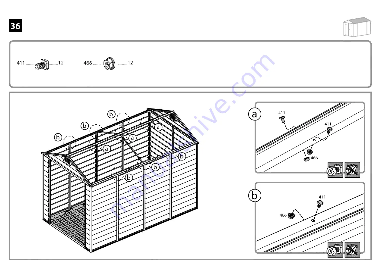 Palram Skylight 6x10 Tan Скачать руководство пользователя страница 65