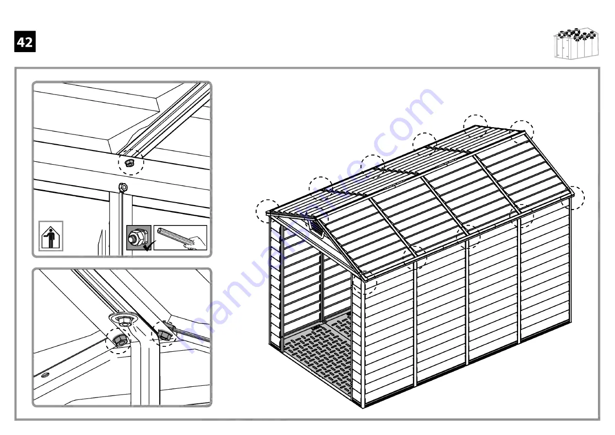 Palram Skylight 6x10 Tan Manual Download Page 71