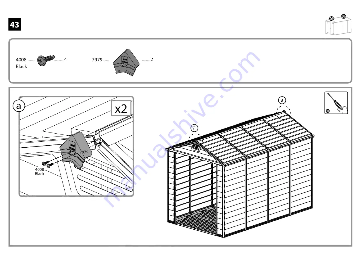 Palram Skylight 6x10 Tan Manual Download Page 72