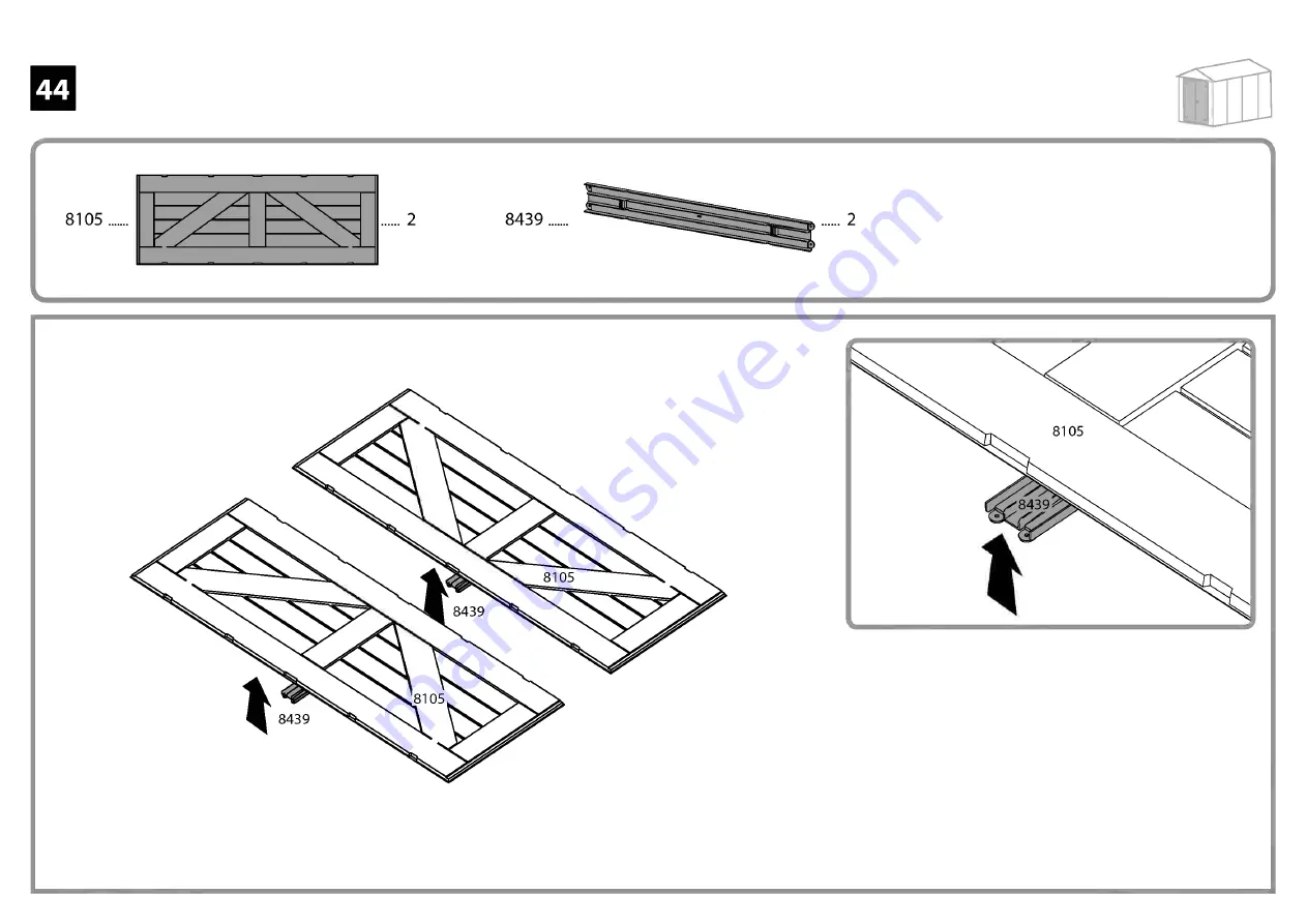 Palram Skylight 6x10 Tan Manual Download Page 73