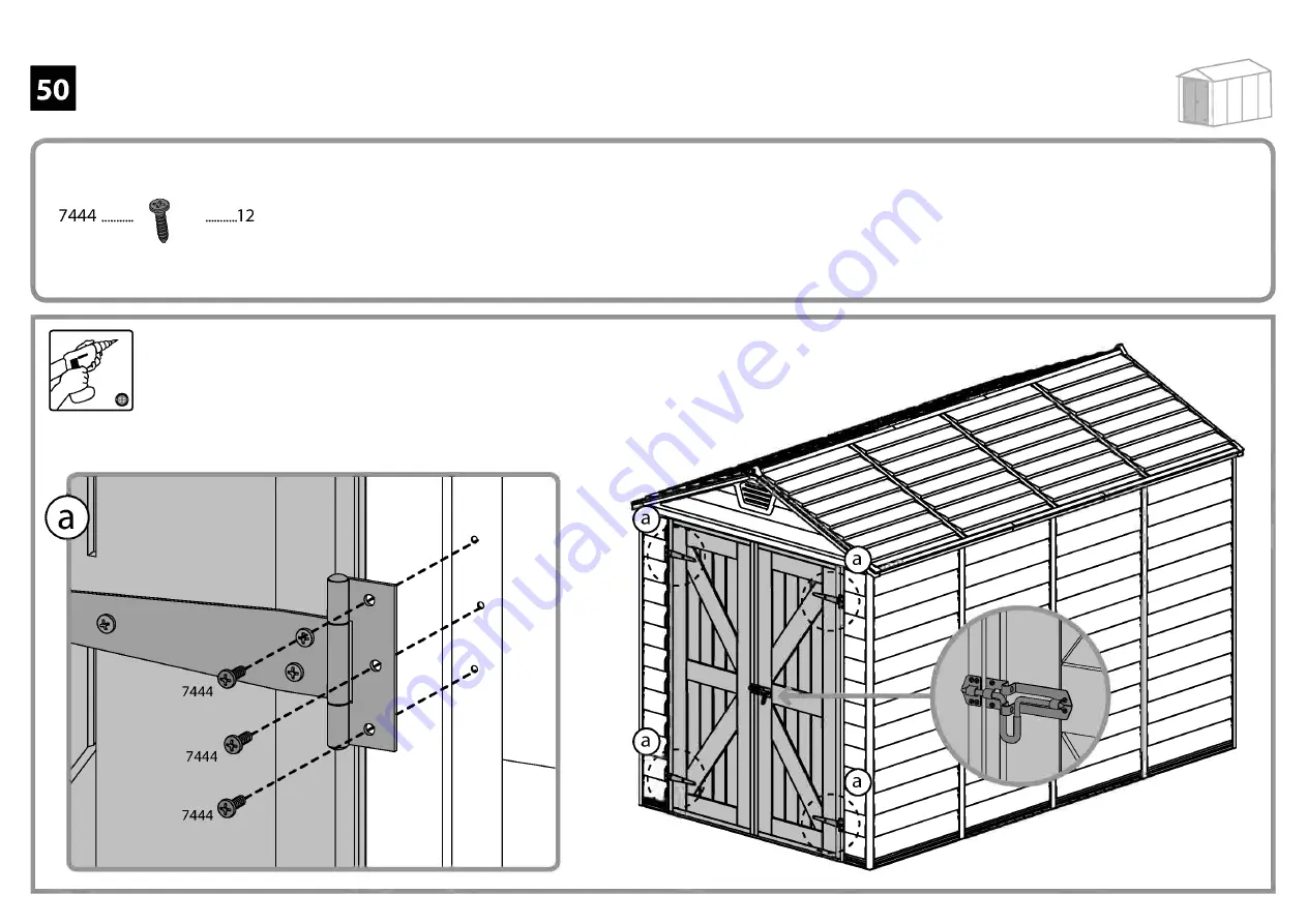 Palram Skylight 6x10 Tan Manual Download Page 79