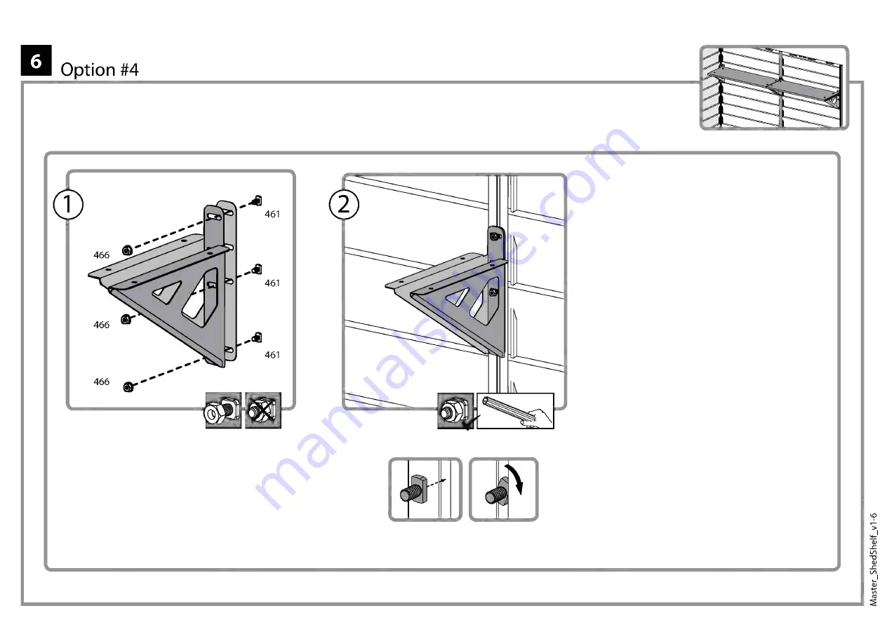 Palram Skylight Shed-Shelf Manual Download Page 21