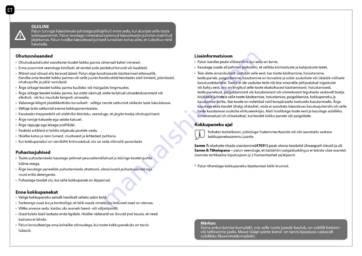 Palram Venus 1350 Manual Download Page 17