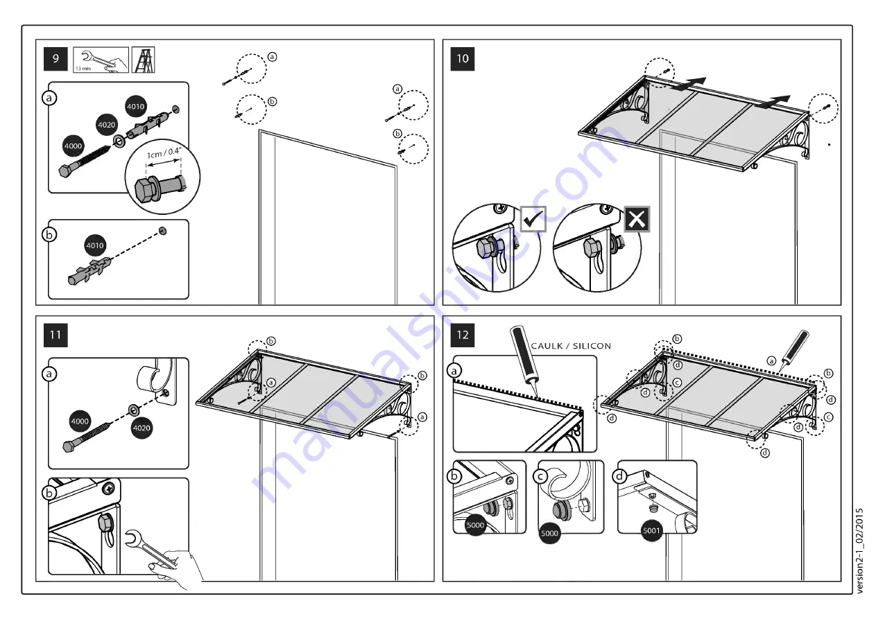 Palram Venus 1350 Manual Download Page 26