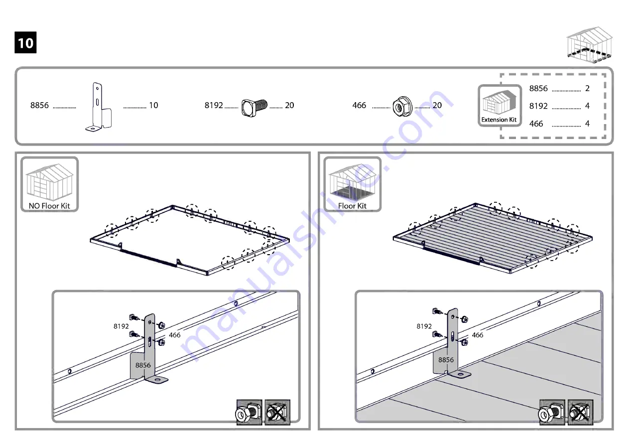 Palram Yukon Shed - 11 'x9' S Скачать руководство пользователя страница 23