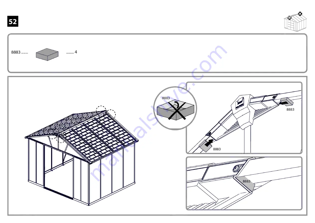 Palram Yukon Shed - 11 'x9' S Скачать руководство пользователя страница 65