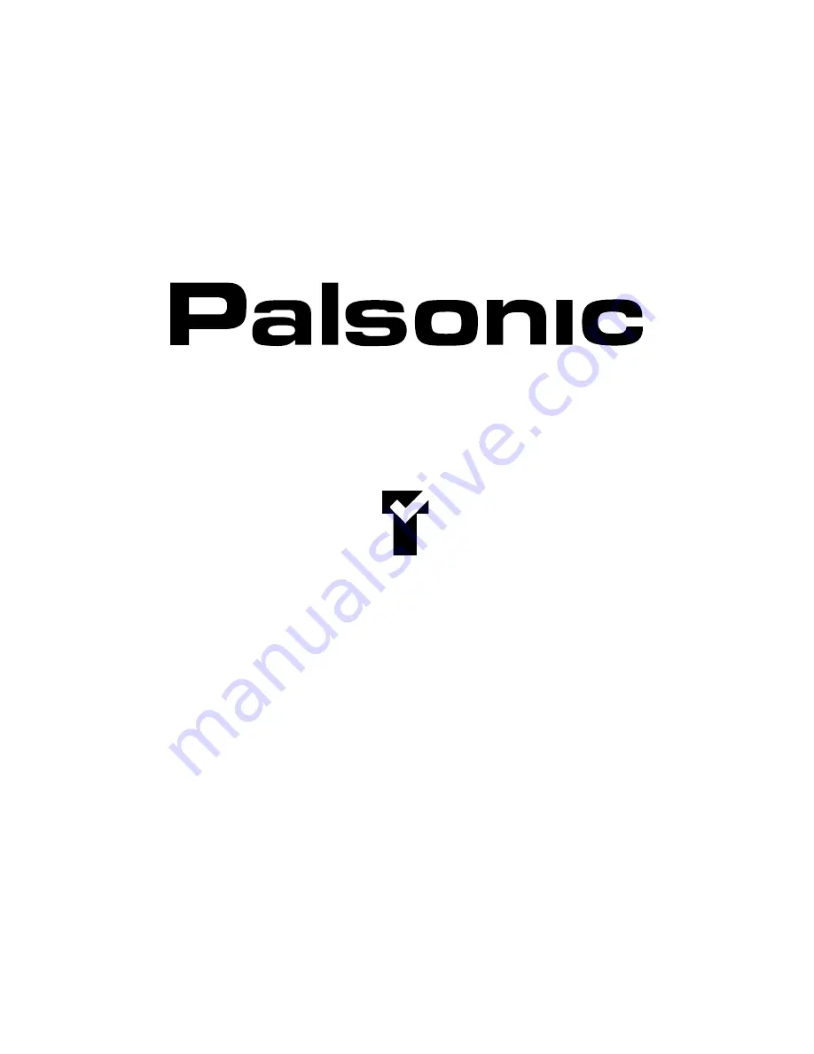 Palsonic 7600WS Owner'S Manual Download Page 1