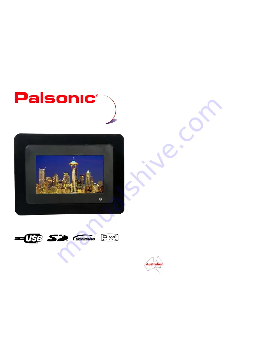 Palsonic DPF7128BK7 Specifications Download Page 1